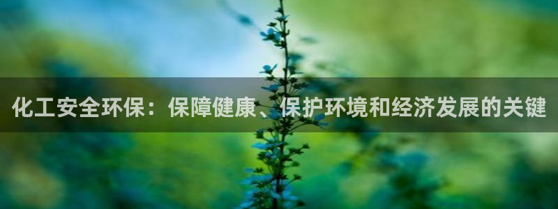 亿万先生客户端下载：化工安全环保：保障健康、保护环境和经济发展的关键