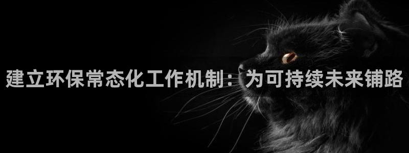 亿万先生app：建立环保常态化工作机制：为可持续未来铺路