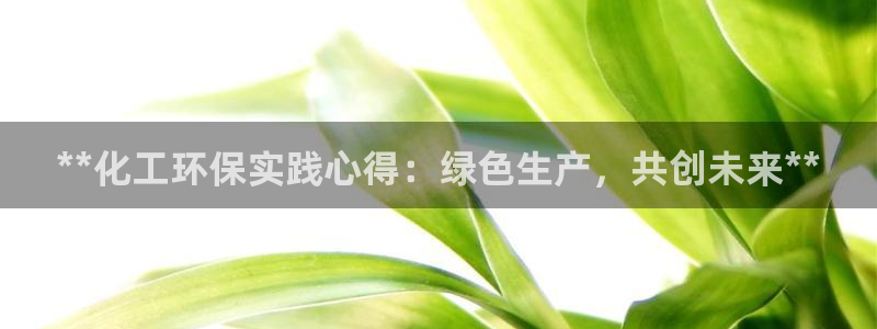 亿万剧情详解：**化工环保实践心得：绿色生产，共创未来**