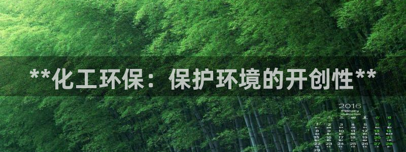亿万先生客服联系方式是什么：**化工环保：保护环境的开创性**