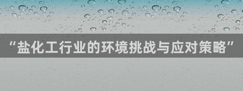 亿万先生官方客服：“盐化工行业的环境挑战与应对策略”