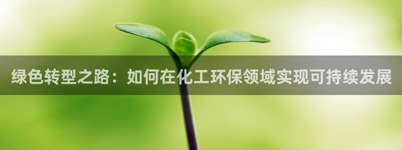 亿万先生网页在线客服：绿色转型之路：如何在化工环保领域实现可持续发展