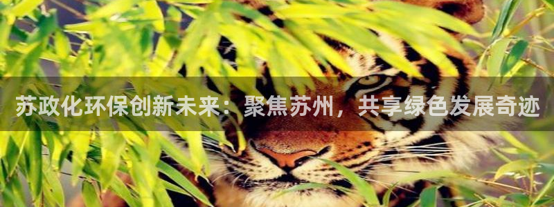 mr8001亿万先生在线存款：苏政化环保创新未来：聚焦苏州，共享绿色发展奇迹