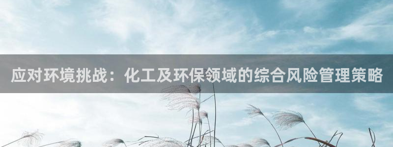 亿万28下载地址：应对环境挑战：化工及环保领域的综合风险管理策略