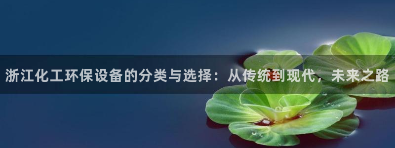 电影 亿万：浙江化工环保设备的分类与选择：从传统到现代，未来之路