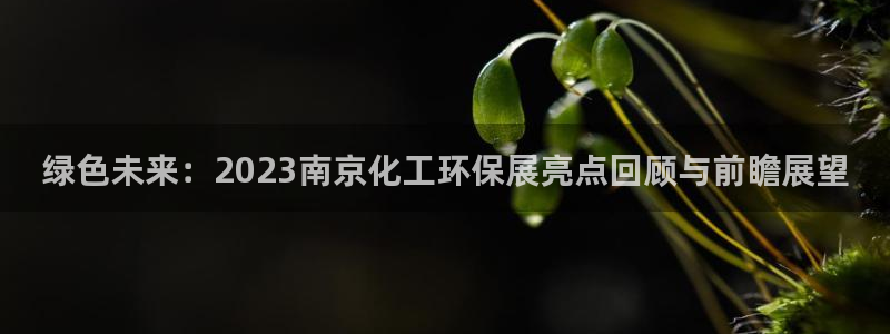 亿万先生客户端：绿色未来：2023南京化工环保展亮点回顾与前瞻展望