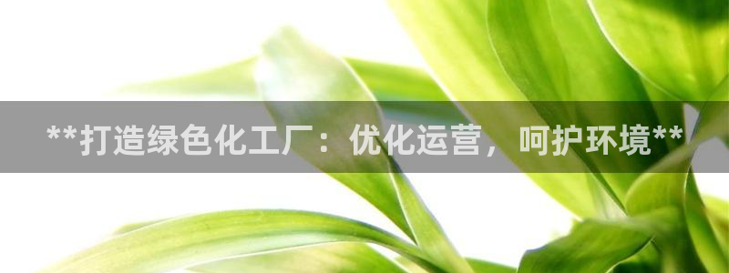 亿万先生手机网页：**打造绿色化工厂：优化运营，呵护环境**