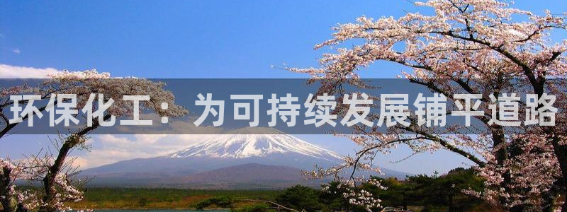 亿万 在线：环保化工：为可持续发展铺平道路